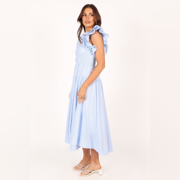 Petal and Pup Linda Striped Midi Dress Large - Picture 3 of 10